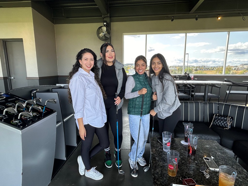 Top Golf Centennial group photo