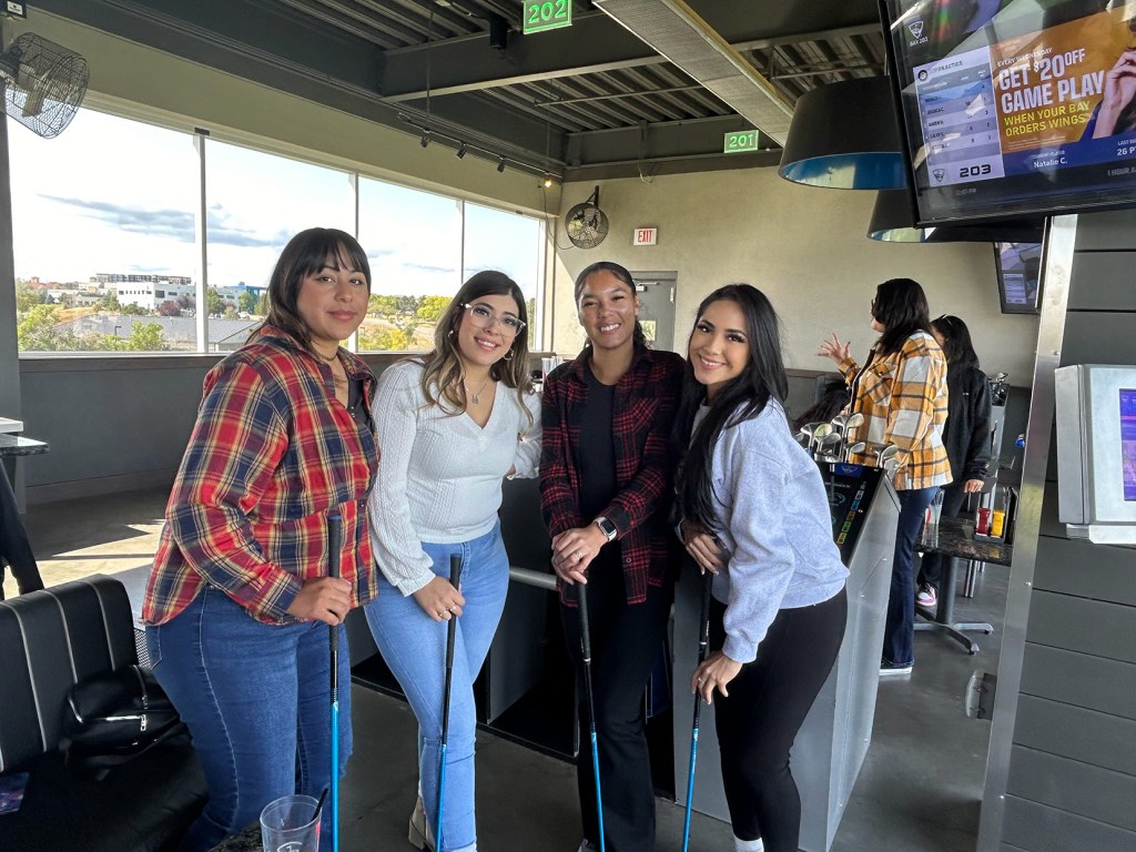 Top Golf Centennial group photo